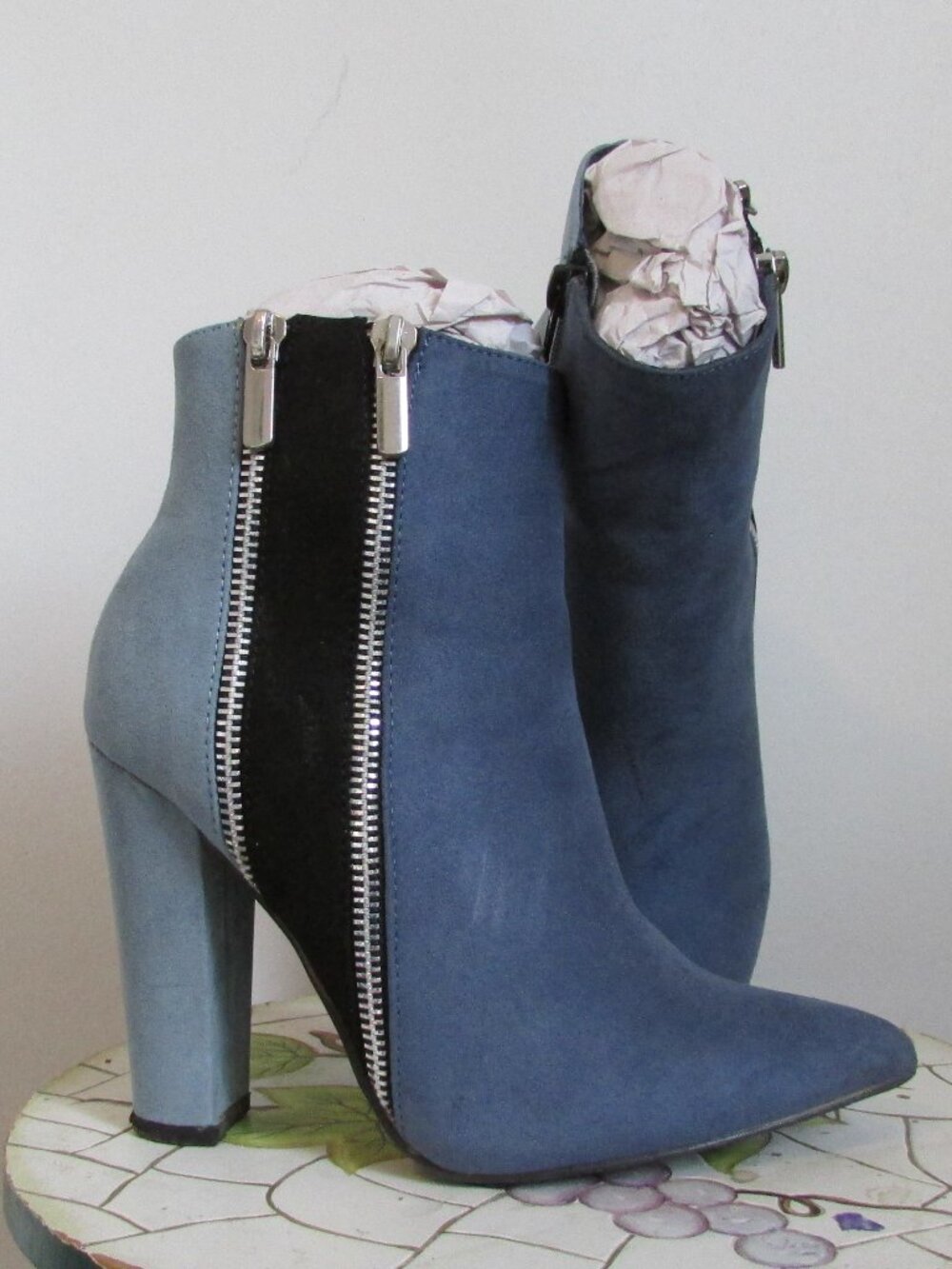 Remi Blue Booties